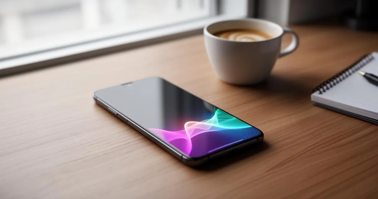 Commandes vocales de l'Assistant Google affichées sur un smartphone Android